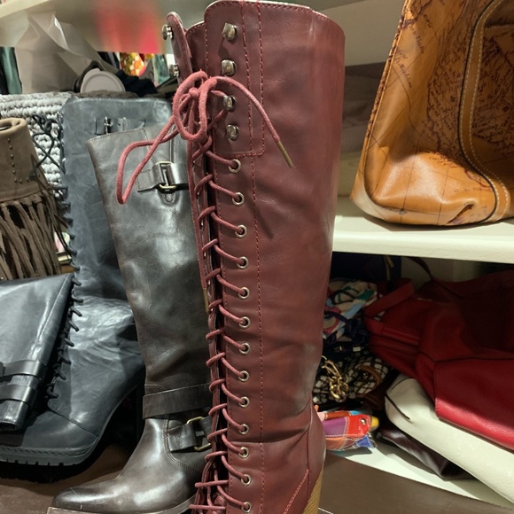 Tall Lace Up Boot - Picture 2 of 2